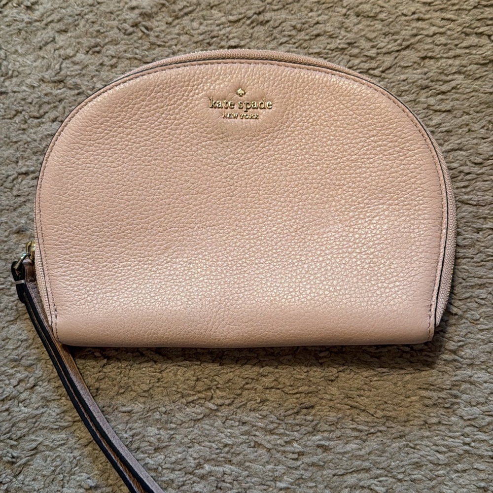 Kate Spade Blush Leather Wristlet